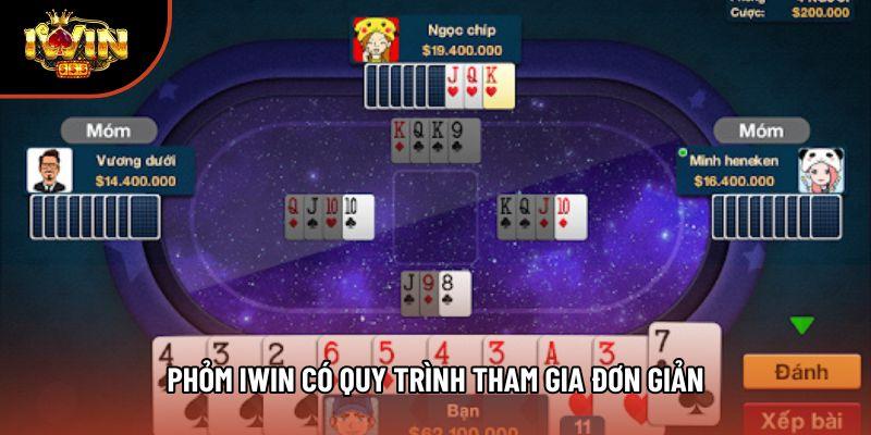 Phỏm iwin có quy trình tham gia đơn giản Phỏm iwin có quy trình tham gia đơn giản